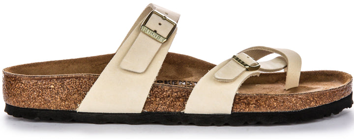Sandali Birkenstock Mayari | Pelle scamosciata beige da donna