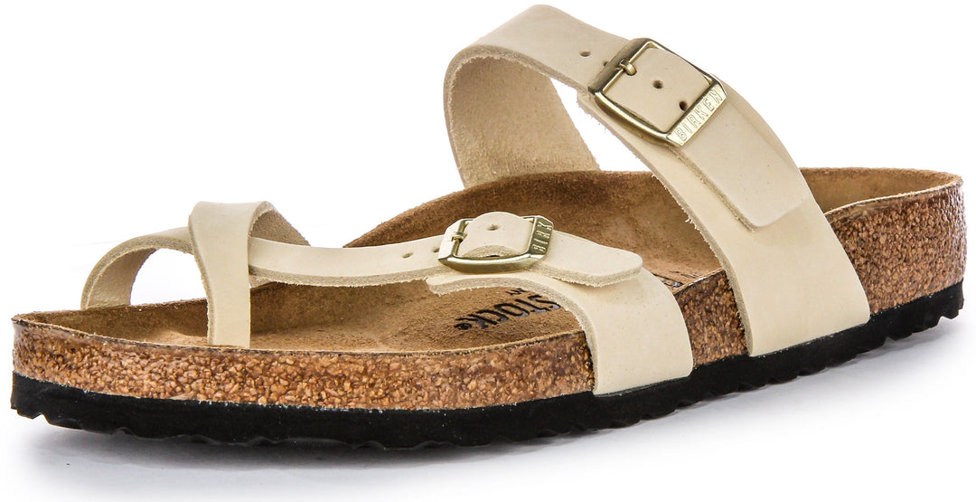 Sandali Birkenstock Mayari | Pelle scamosciata beige da donna