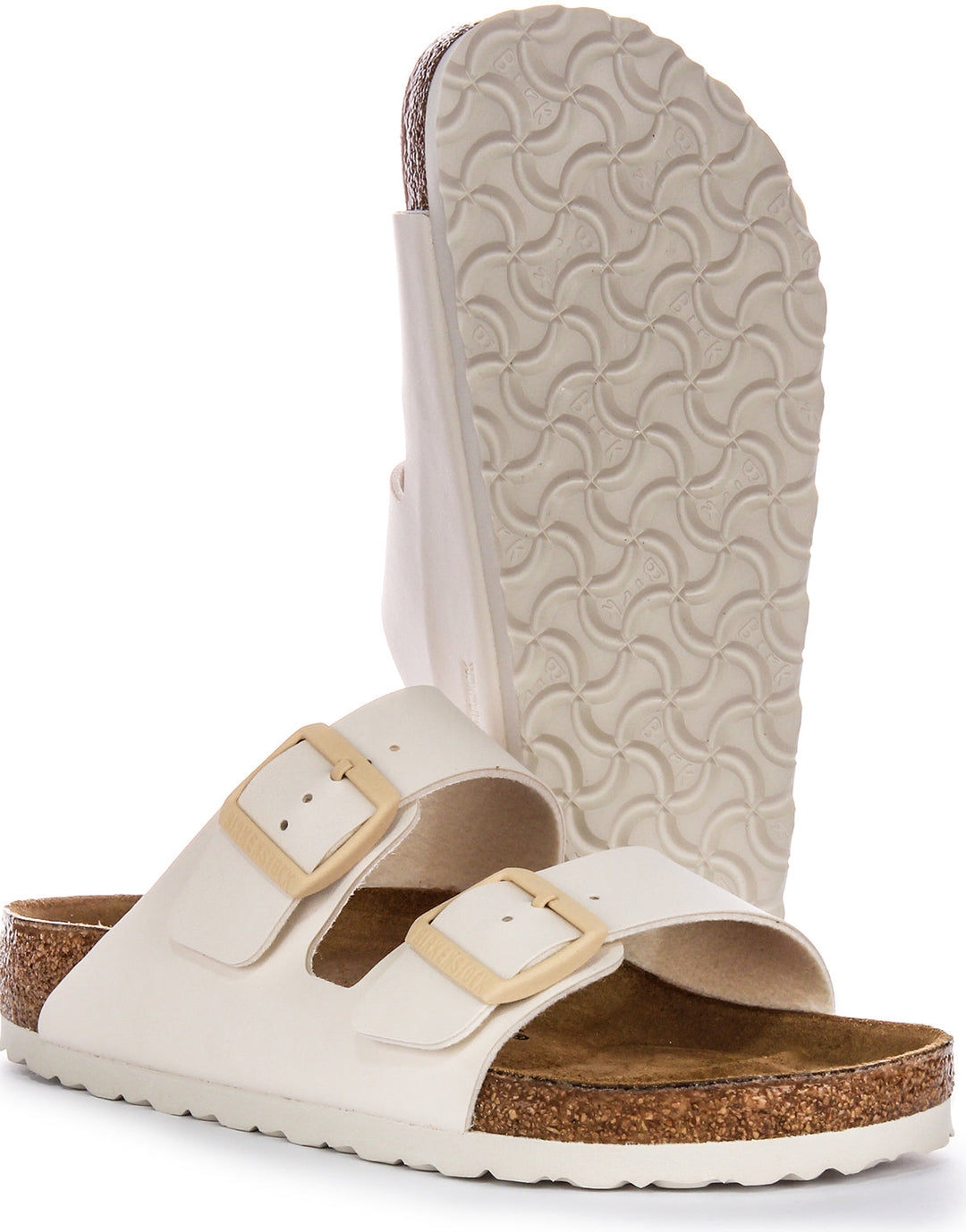 Sandali Birkenstock Arizona | Birko-Flor beige da donna