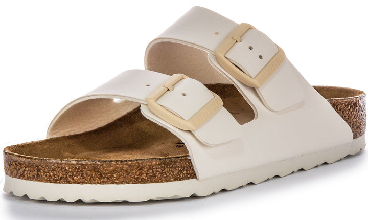 Sandali Birkenstock Arizona | Birko-Flor beige da donna