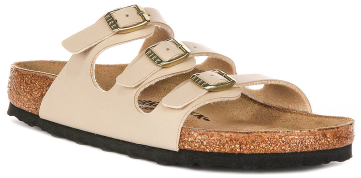 Sandales Birkenstock Florida | Birko-Flor Sandcastle pour femmes - largeur normale