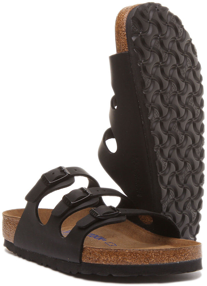 Birkenstock Florida Sandals | Black Birko-Flor for Women