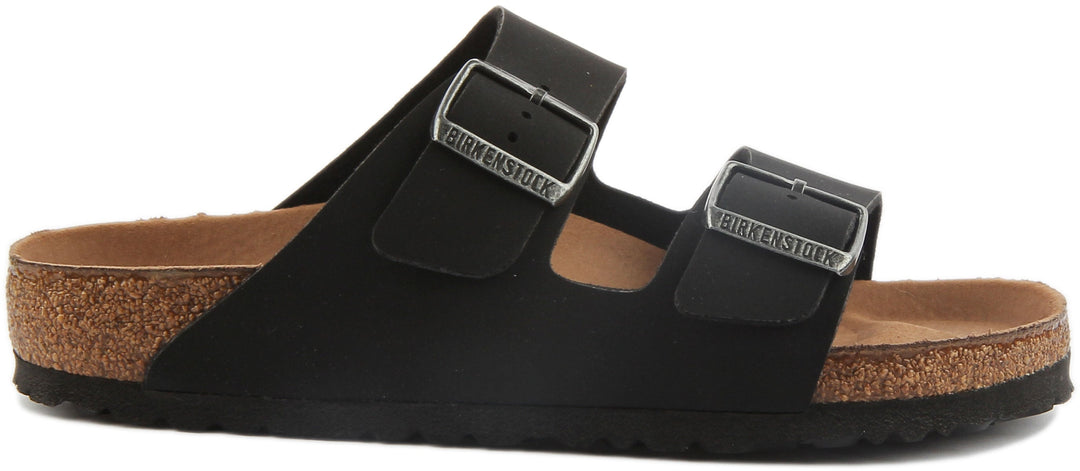 Sandali Birkenstock Arizona | Birko-Flor nero - adatto ai vegani da donna