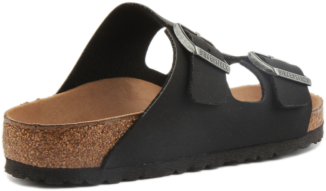 Sandali Birkenstock Arizona | Birko-Flor nero - adatto ai vegani da donna