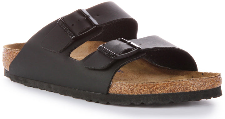 Sandales Birkenstock Arizona | Birko-Flor noir pour homme et femme