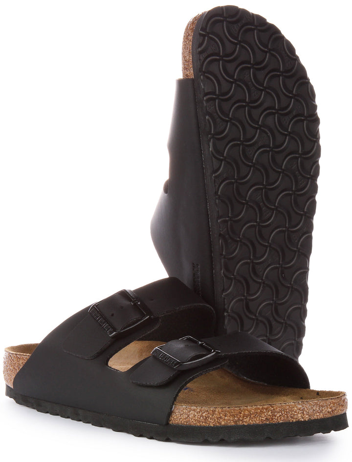 Sandales Birkenstock Arizona | Birko-Flor noir pour homme et femme