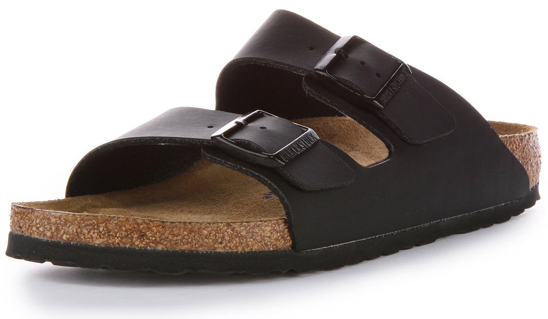 Sandales Birkenstock Arizona | Birko-Flor noir pour homme et femme