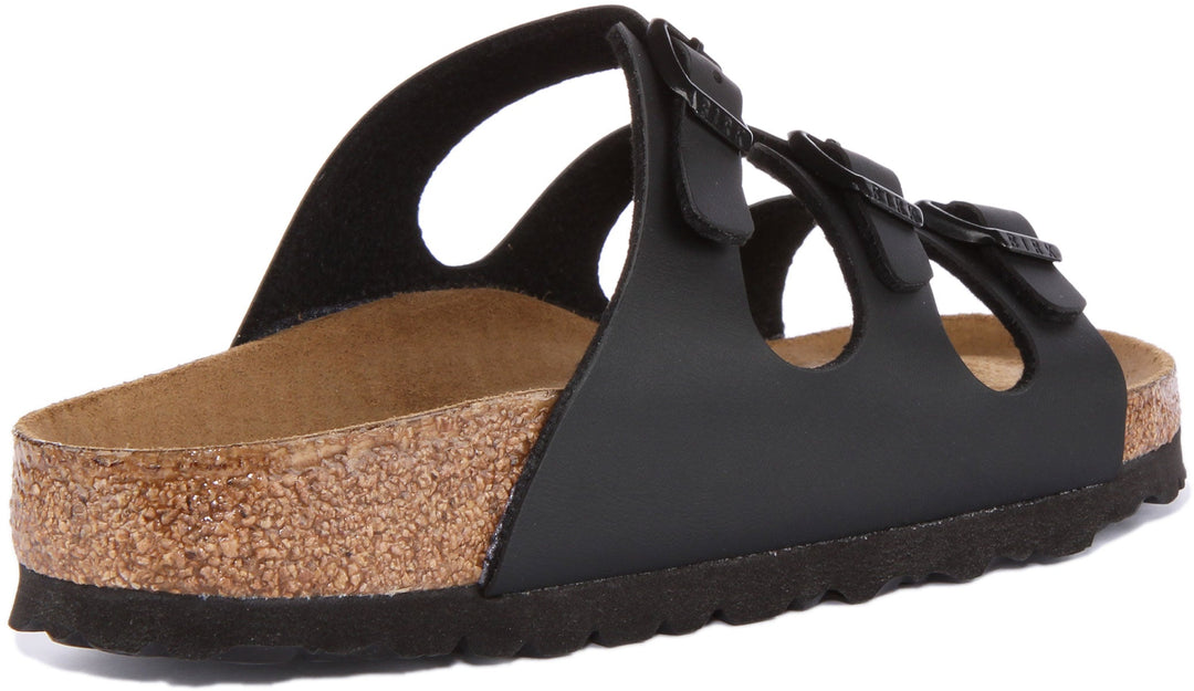 Sandali Birkenstock Florida | Birko-Flor nero da donna