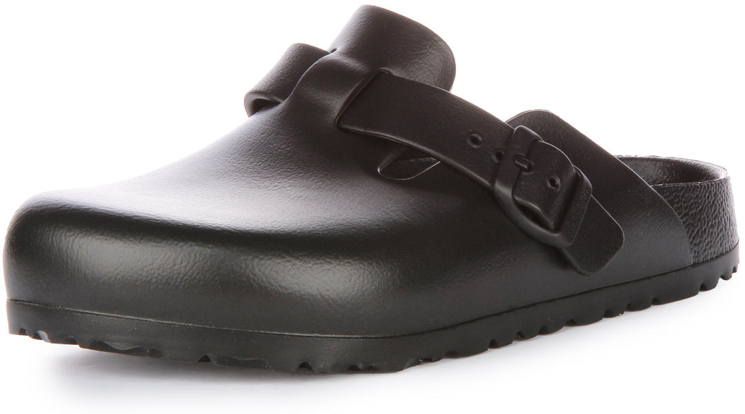 Birkenstock Boston Clogs | Black EVA - Essentials Edition for Women