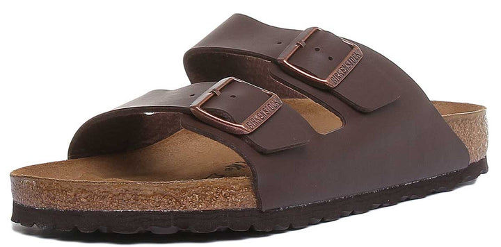 Birkenstock Arizona sandalen | bruin Birko-Flor voor dames