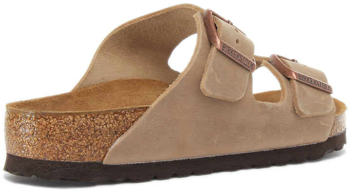 Sandalias Birkenstock Arizona | cuero nobuk marrón para mujer