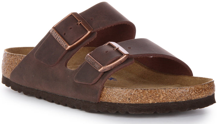 Sandali Birkenstock Arizona | Vera pelle marrone da donna