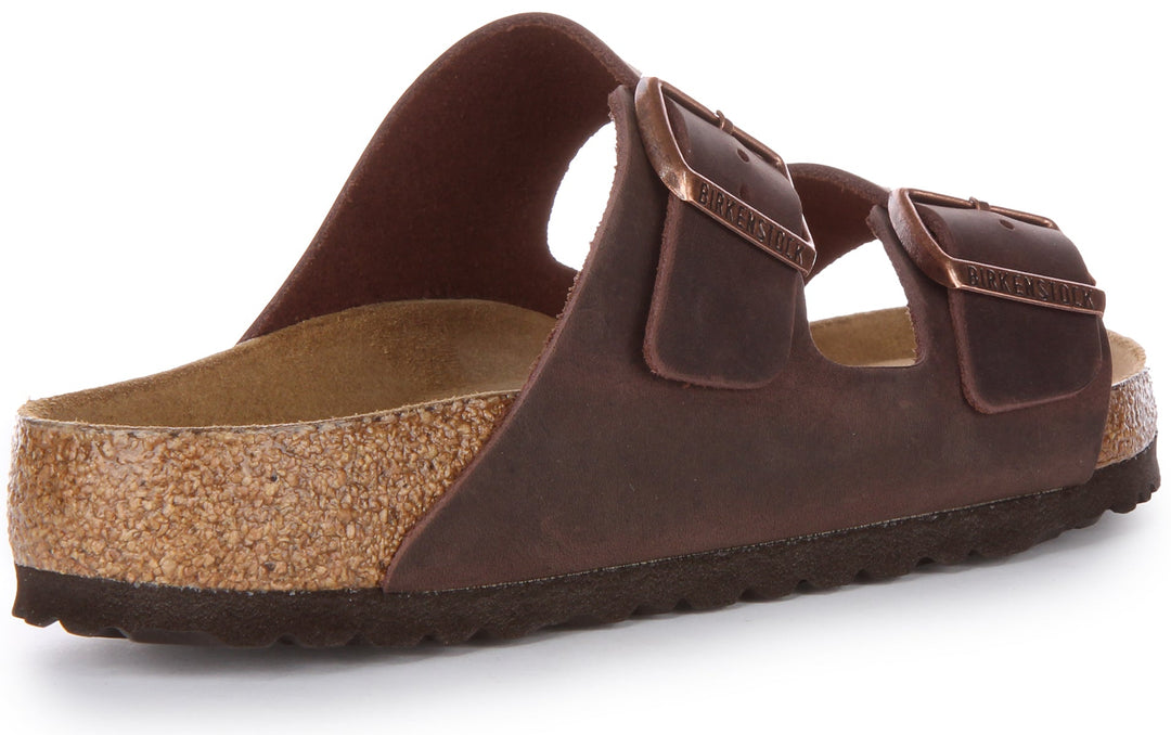 Sandali Birkenstock Arizona | Vera pelle marrone da donna