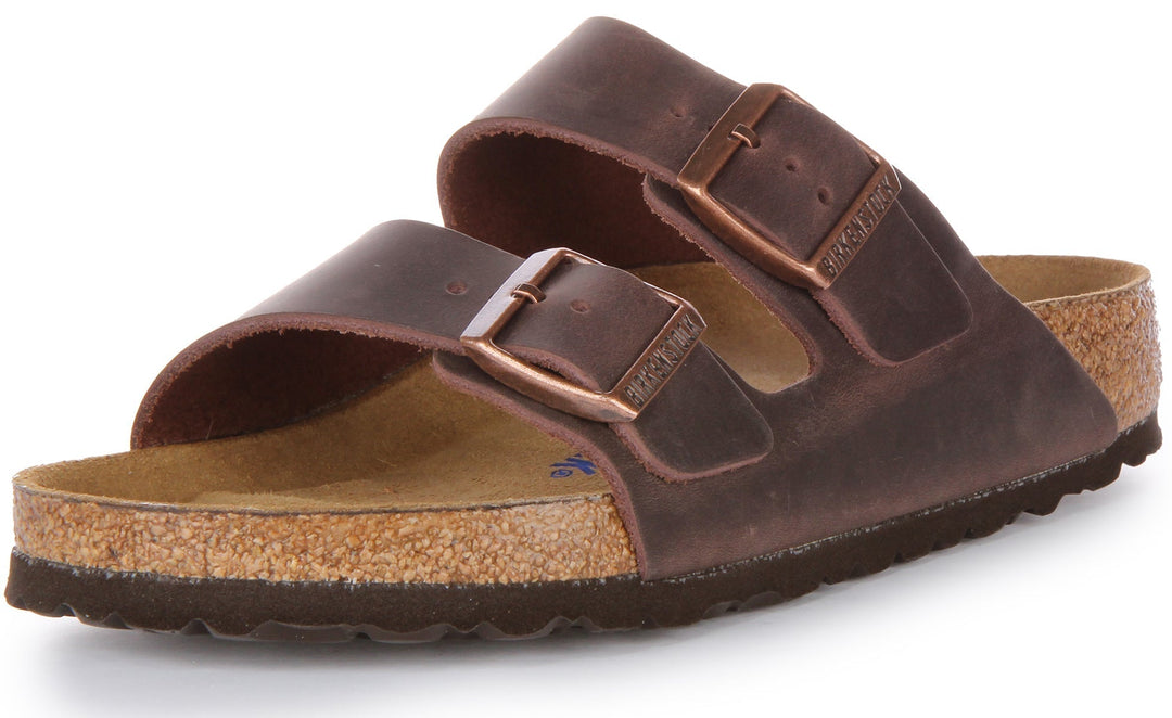 Sandali Birkenstock Arizona | Vera pelle marrone da donna