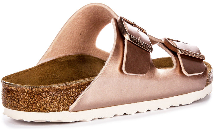 Sandalias Birkenstock Arizona | Birko-Flor color cobre para niños - ajuste regular