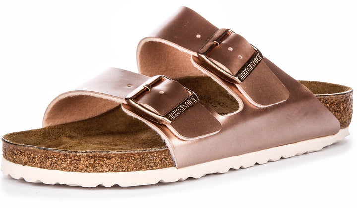 Sandalias Birkenstock Arizona | Birko-Flor color cobre para niños - ajuste regular