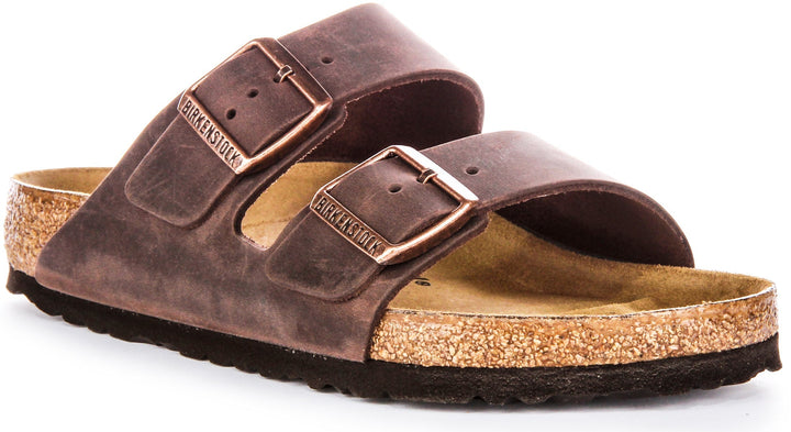 Sandali Birkenstock Arizona | Vera pelle marrone da donna