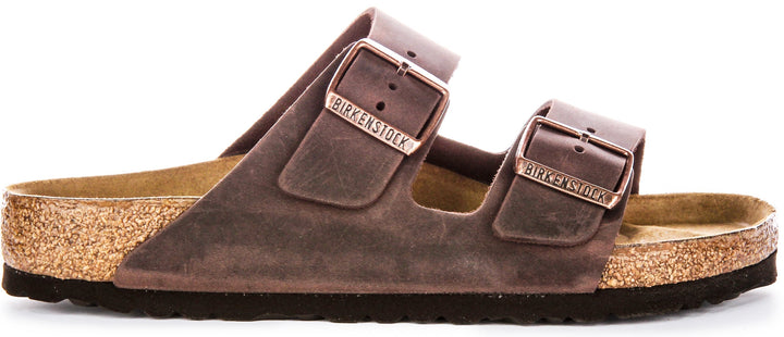 Sandali Birkenstock Arizona | Vera pelle marrone da donna