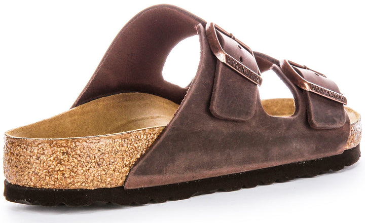 Sandali Birkenstock Arizona | Vera pelle marrone da donna