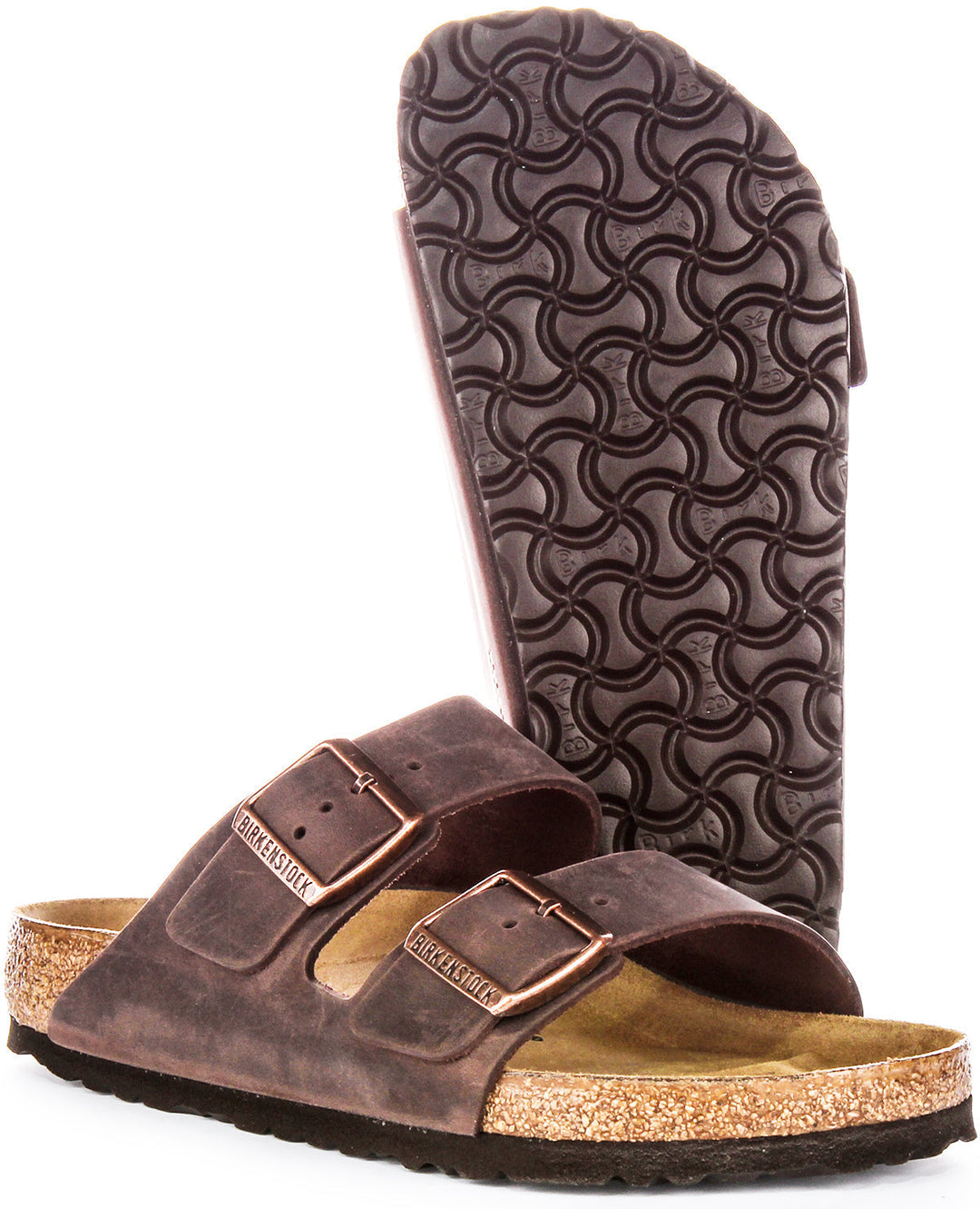Sandali Birkenstock Arizona | Vera pelle marrone da donna