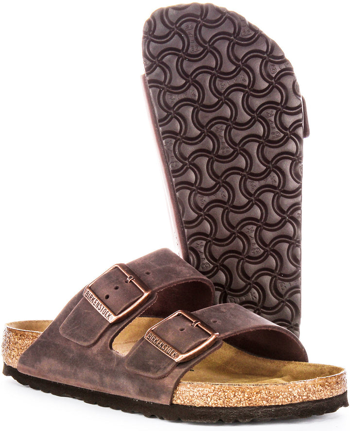 Sandali Birkenstock Arizona | Vera pelle marrone da donna