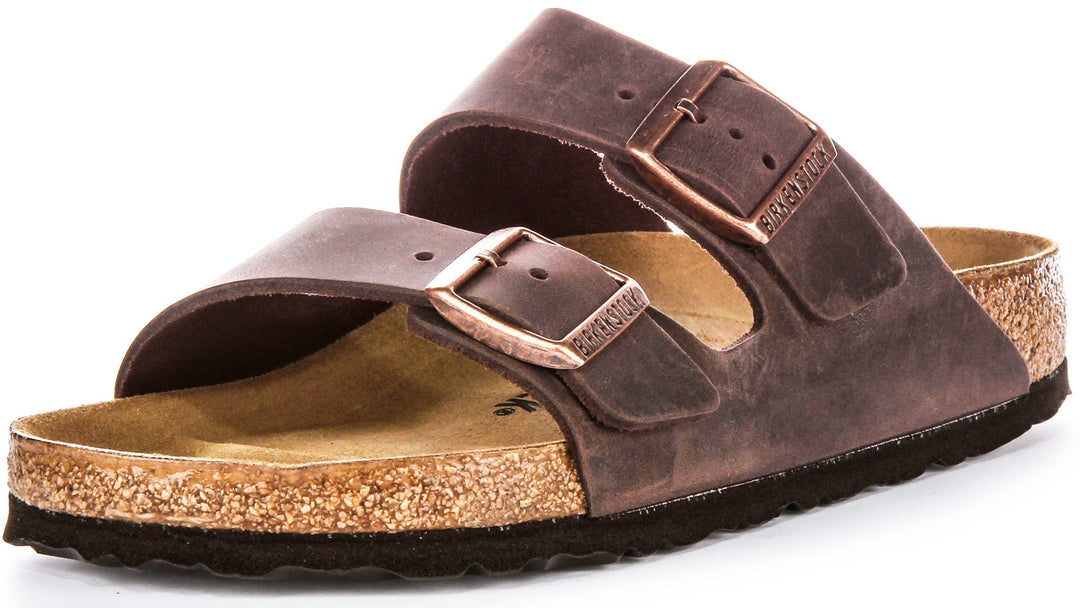 Sandali Birkenstock Arizona | Vera pelle marrone da donna