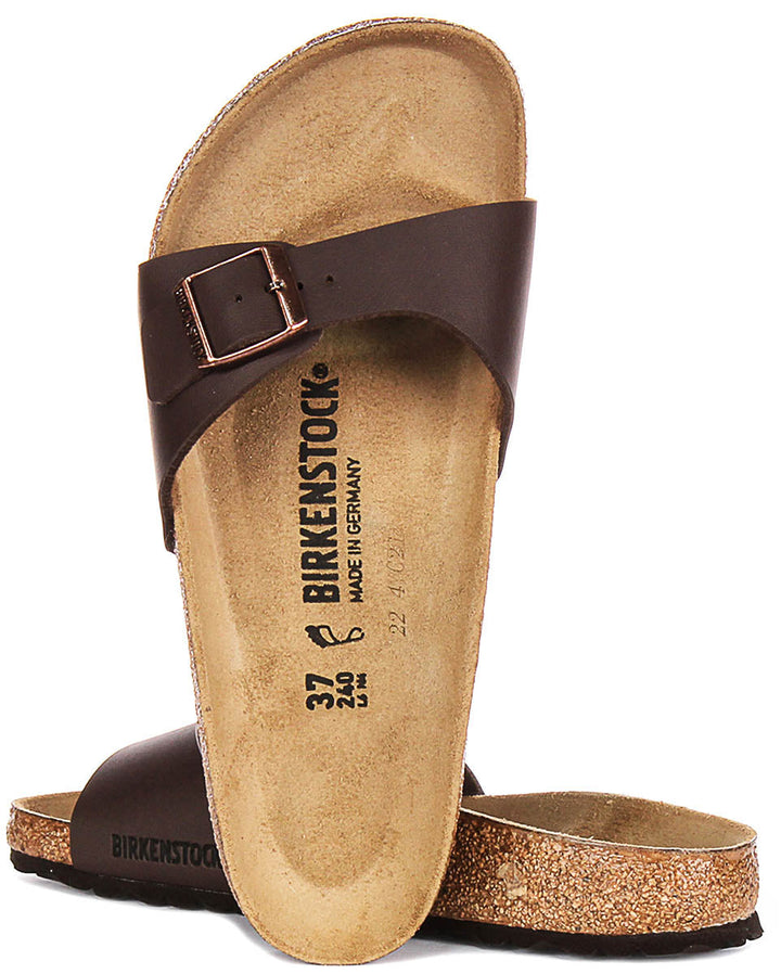 Sandalias Birkenstock Madrid | Birko-Flor marrón para mujer