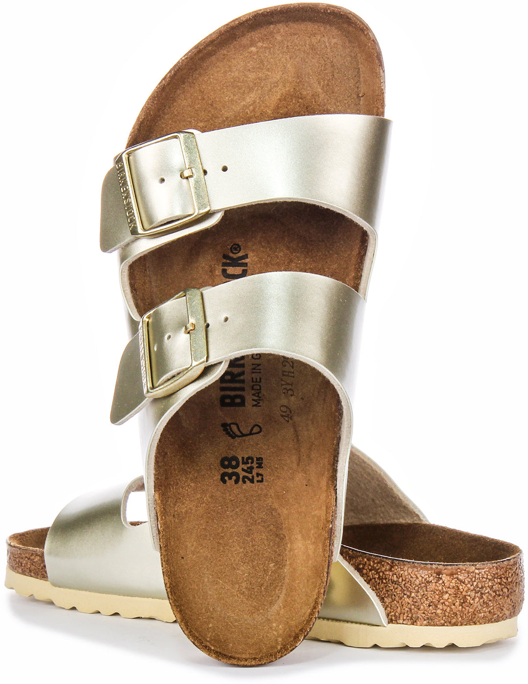 Sandali Birkenstock Arizona | Birko-Flor dorata da bambino