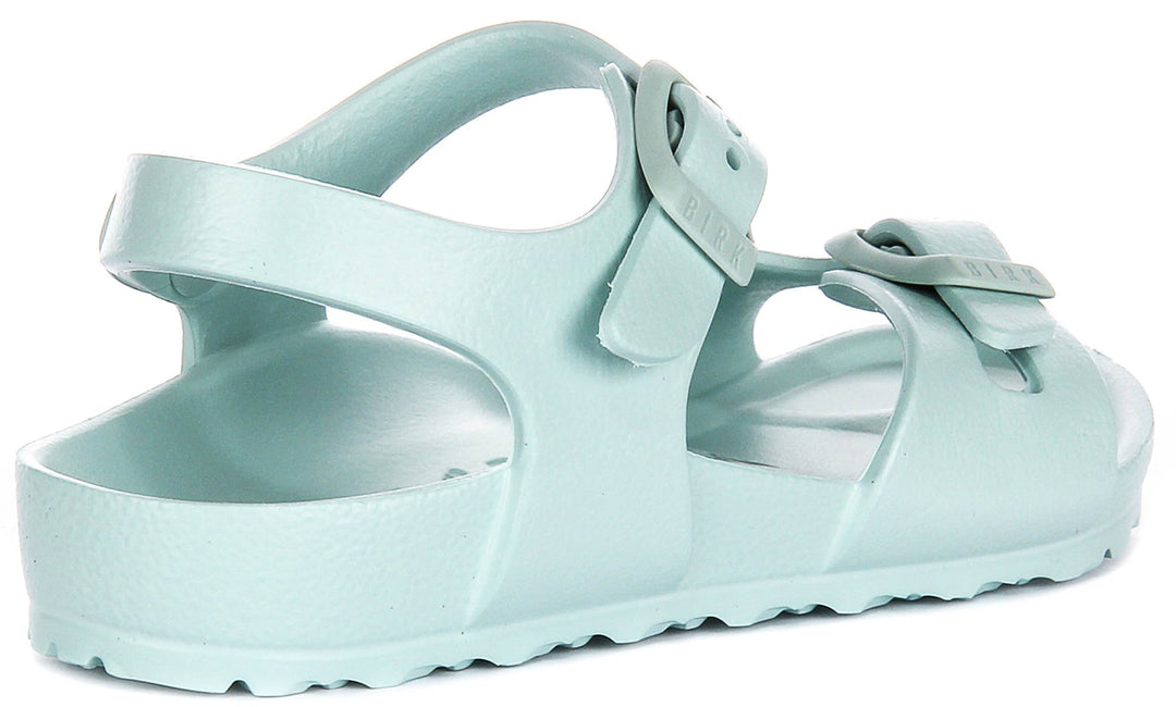 Birkenstock Rio sandales | EVA vert pour enfants - coupe étroite