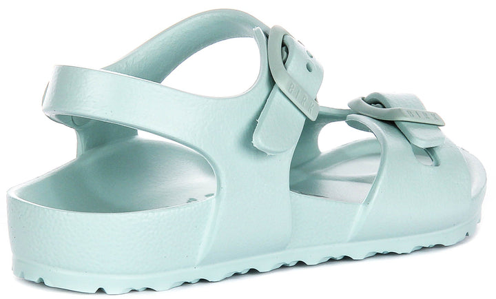 Birkenstock Rio sandales | EVA vert pour enfants - coupe étroite