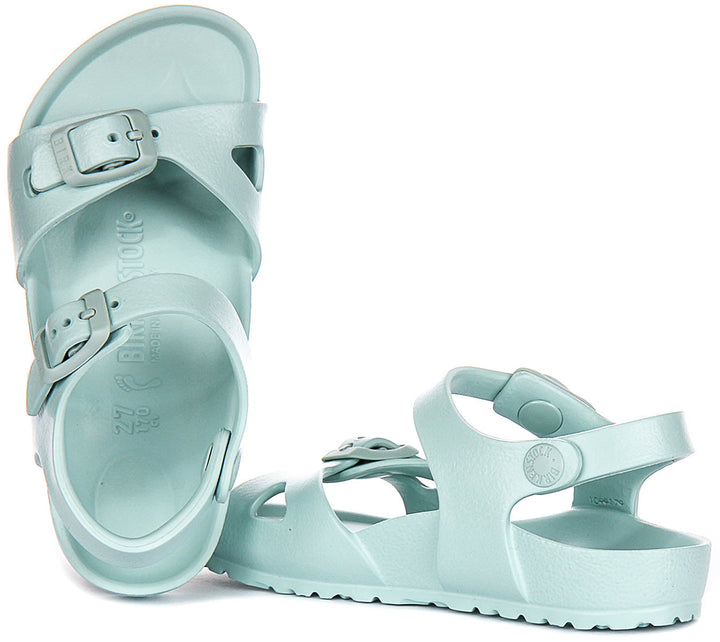 Birkenstock Rio sandales | EVA vert pour enfants - coupe étroite