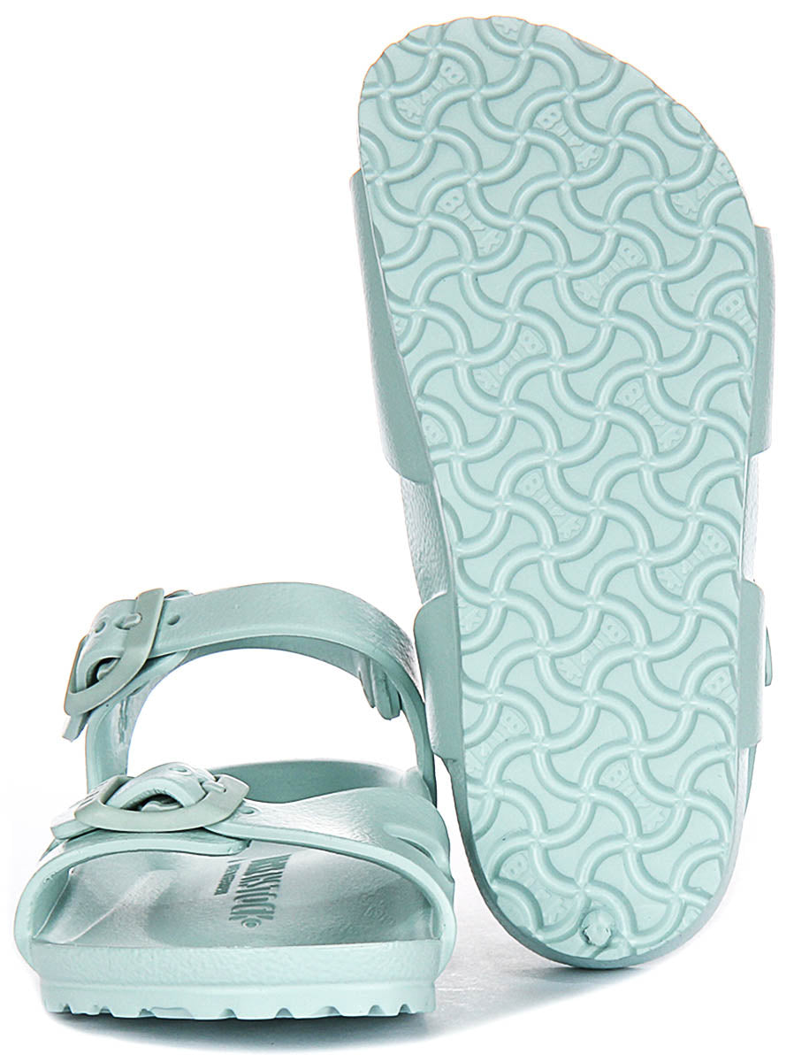Birkenstock Rio sandales | EVA vert pour enfants - coupe étroite