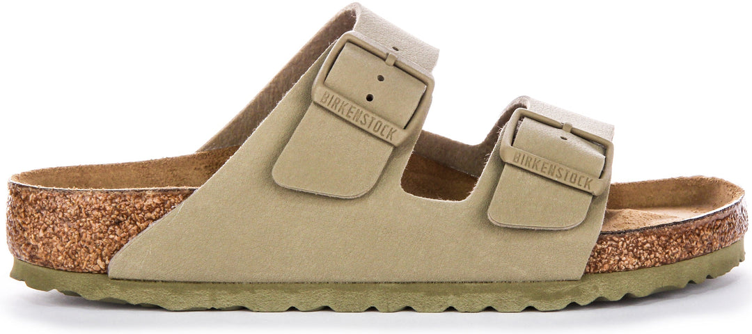 Sandales Birkenstock Arizona | Birko-Flor kaki pour hommes et femmes
