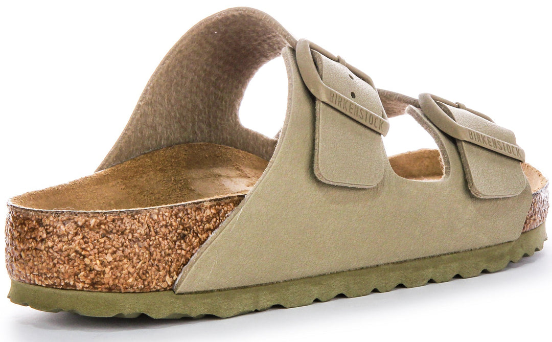 Sandales Birkenstock Arizona | Birko-Flor kaki pour hommes et femmes