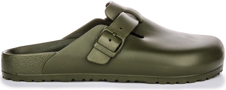 Sabots Birkenstock Boston | EVA kaki pour hommes et femmes