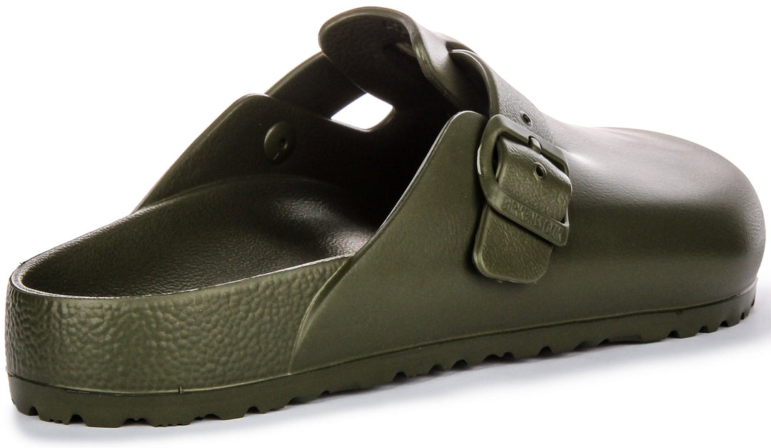 Sabots Birkenstock Boston | EVA kaki pour hommes et femmes