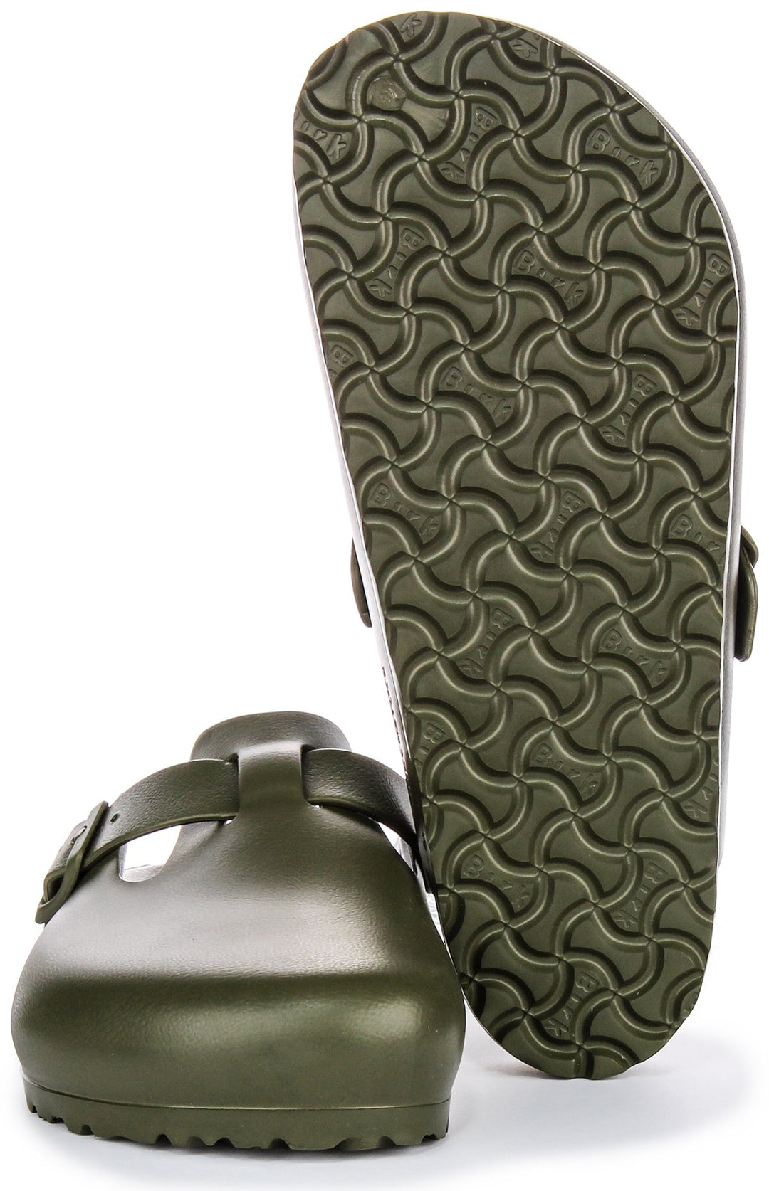 Sabots Birkenstock Boston | EVA kaki pour hommes et femmes