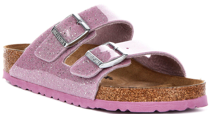 Sandales Birkenstock Arizona | Birko-Flor lavande pour enfant - coupe standard