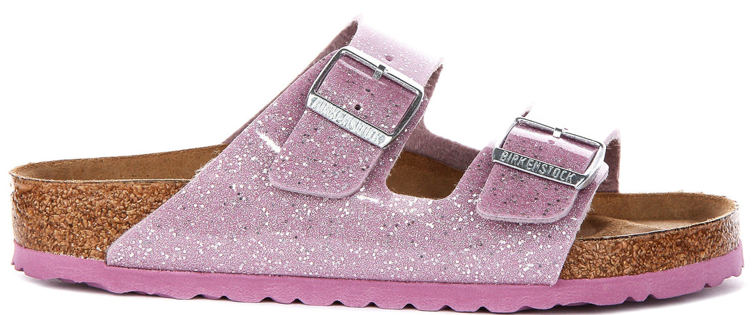 Sandales Birkenstock Arizona | Birko-Flor lavande pour enfant - coupe standard