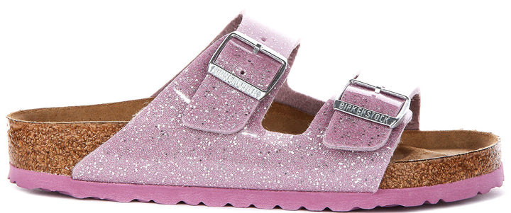 Sandales Birkenstock Arizona | Birko-Flor lavande pour enfant - coupe standard