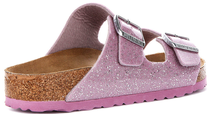 Sandales Birkenstock Arizona | Birko-Flor lavande pour enfant - coupe standard