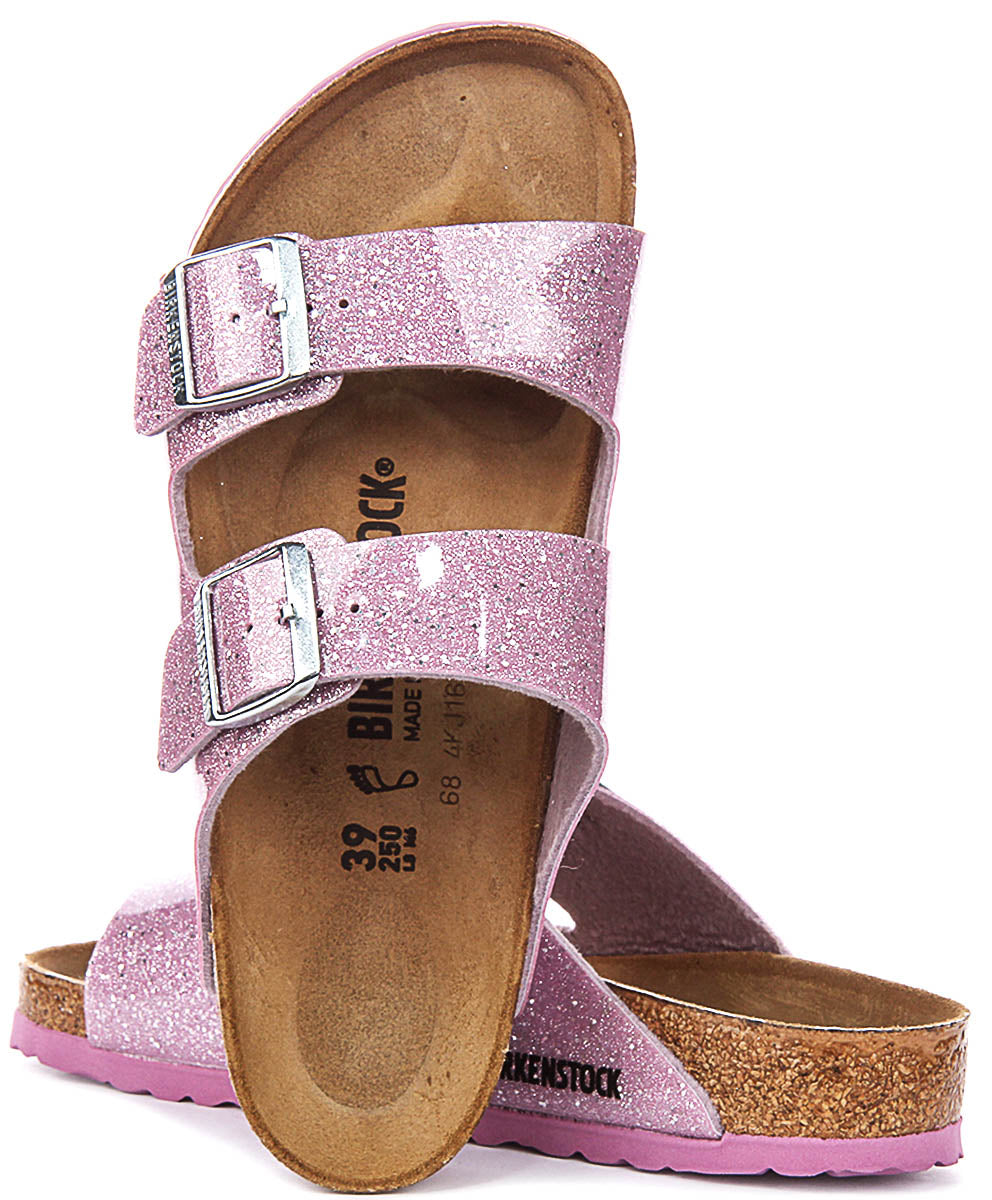 Sandales Birkenstock Arizona | Birko-Flor lavande pour enfant - coupe standard
