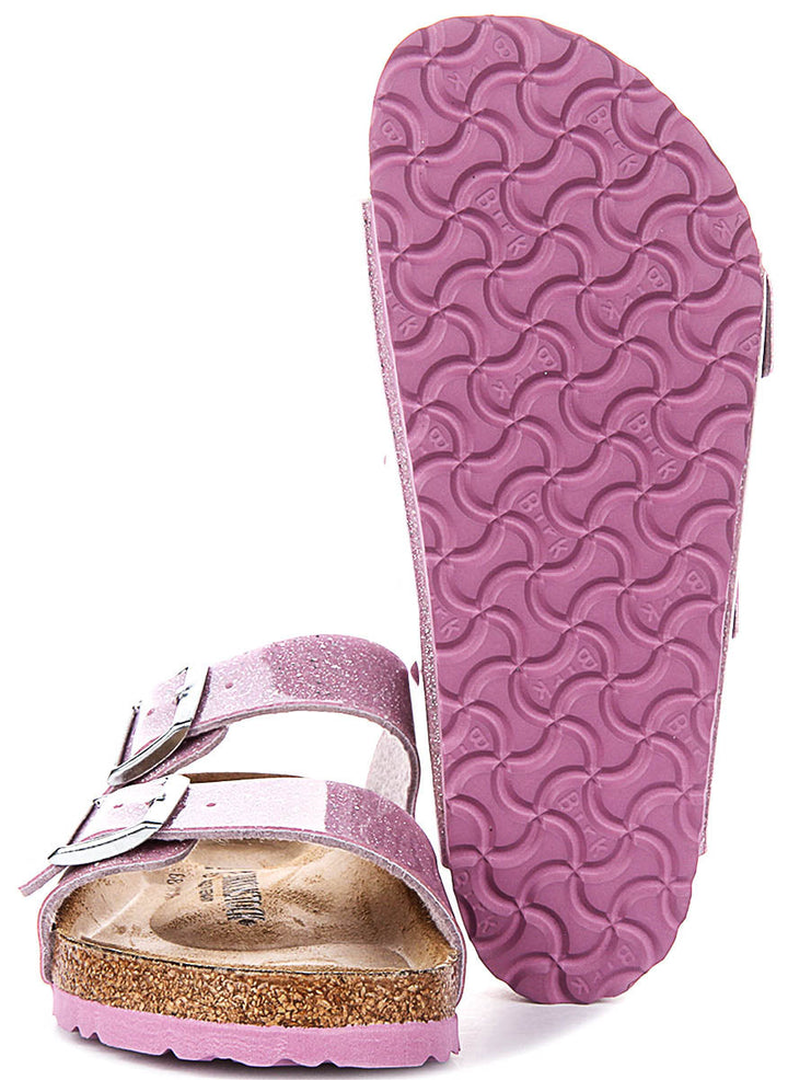Sandales Birkenstock Arizona | Birko-Flor lavande pour enfant - coupe standard