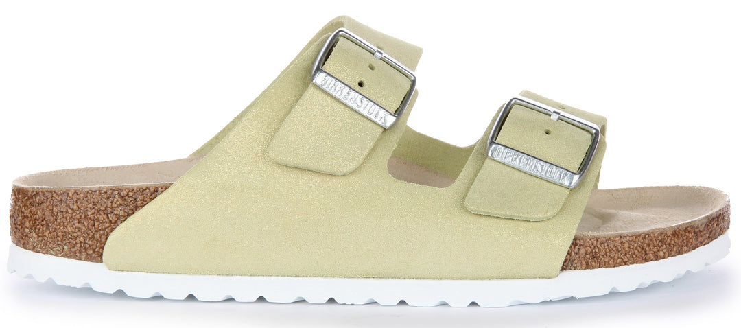 Sandali Birkenstock Arizona | Pelle scamosciata verde chiaro da uomo e donna