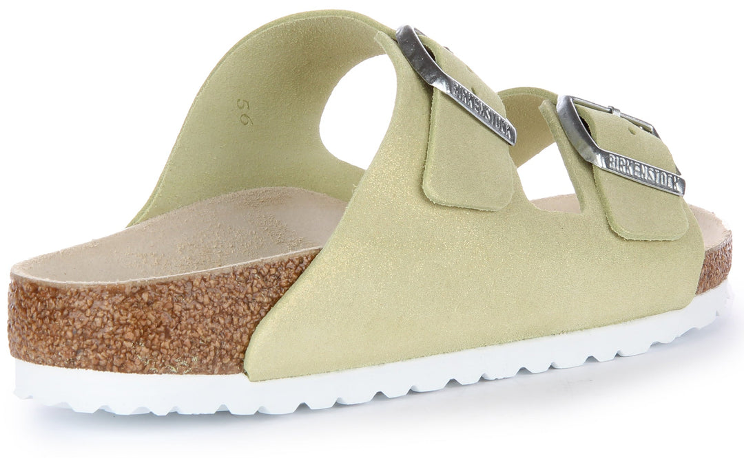 Sandali Birkenstock Arizona | Pelle scamosciata verde chiaro da uomo e donna
