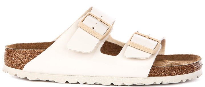 Birkenstock Arizona sandalen | Gebroken wit Birko-Flor voor dames - Smalle pasvorm