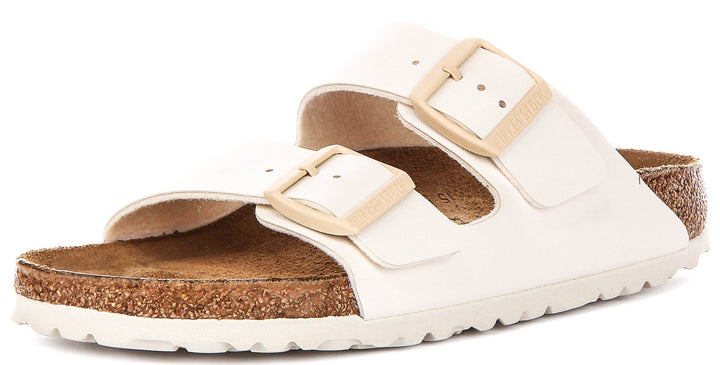 Birkenstock Arizona sandalen | Gebroken wit Birko-Flor voor dames - Smalle pasvorm