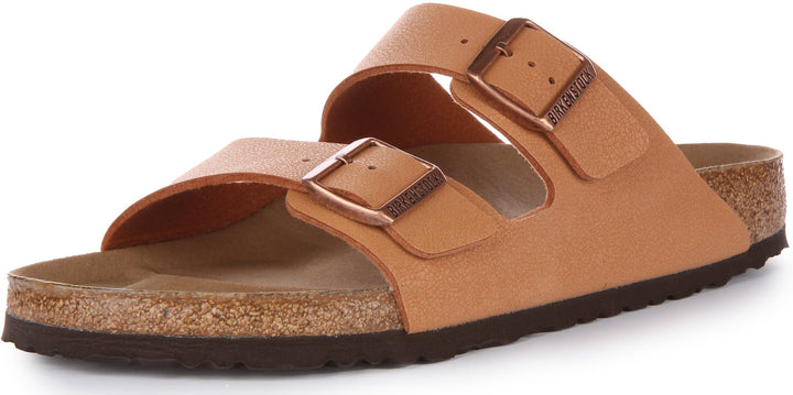 Sandales Birkenstock Arizona | Birko-Flor pêche – adapté aux véganes pour homme et femme