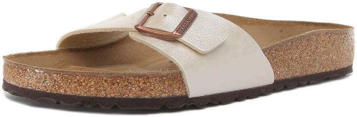 Sandalias Birkenstock Madrid | Birko-Flor blancas para mujer
