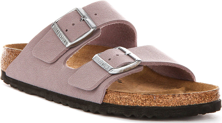 Sandales Birkenstock Arizona | Birko-Flor violet pour enfant - coupe étroite